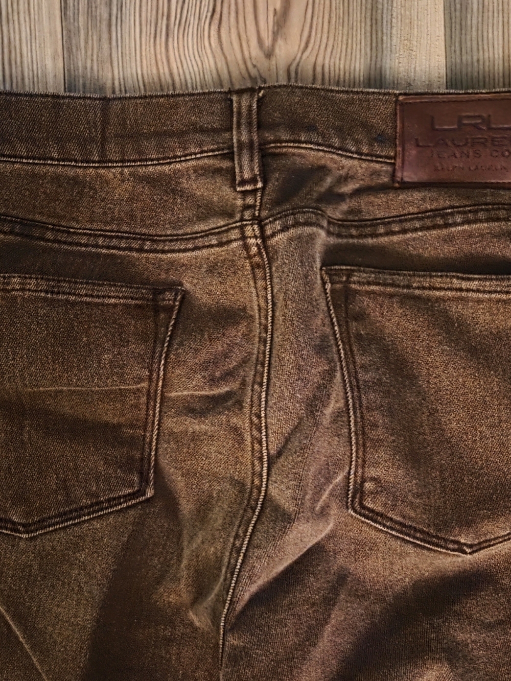 Ralph Lauren Brown Flare Jeans - Picture 3 of 5